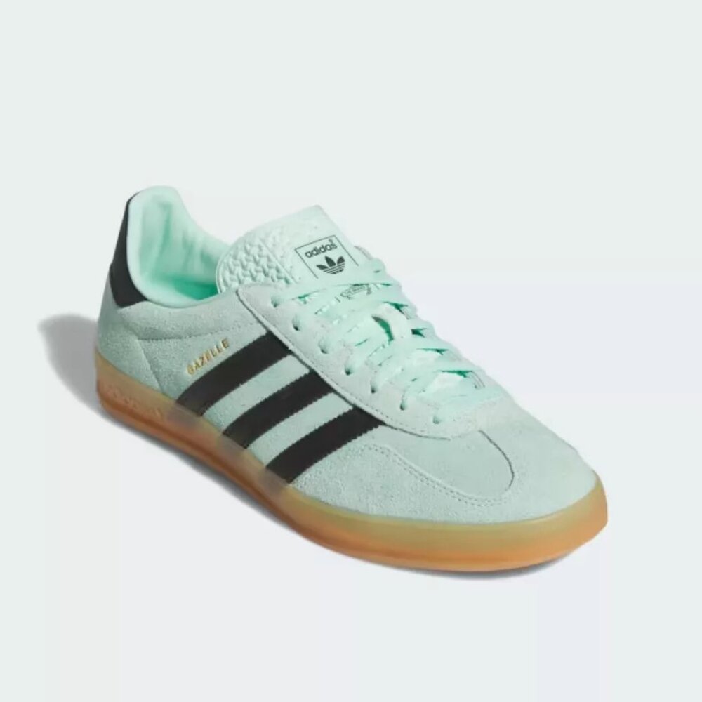 [NEW] Men's adidas Gazelle Indoor‎ Shoes Clear Mint IH7488 - Picture 4 of 8